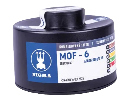 Комбінований фільтр MOF-6 A2B2E2K2HgP3DR